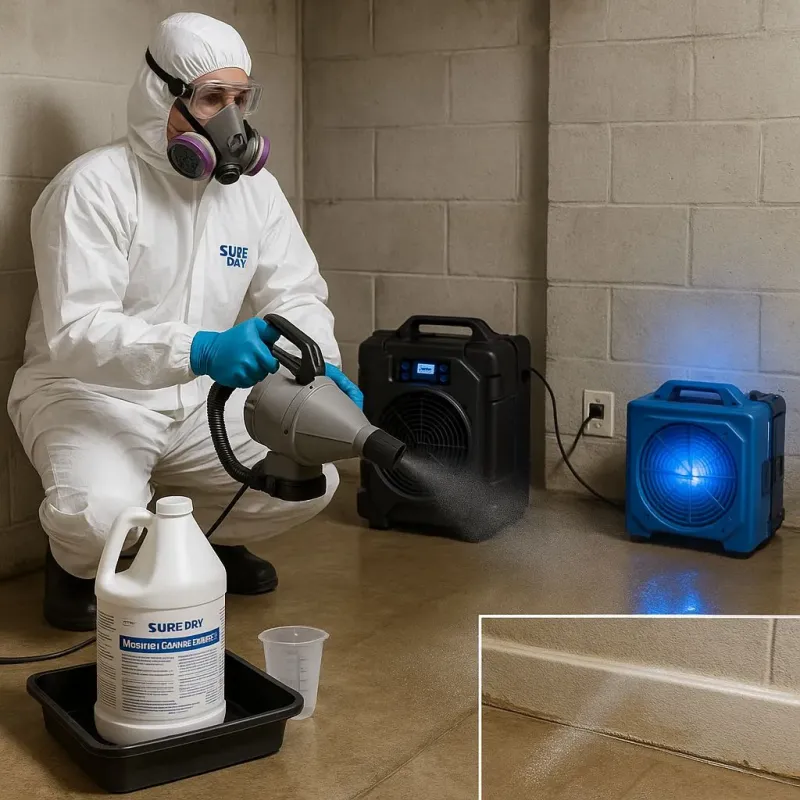 Sanitization and Odor Removal process in Grabill, IN